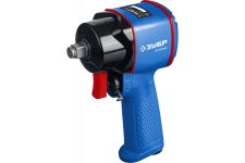 Пневмогайковерт ударный ЗУБР ПГ-610к, 1/2", композитный, легковой, мини, 610 Нм