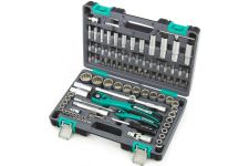 Набор инструментов в кейсе Stels 14118, 94 предмета, с трещоткой, 1/4", 1/2"