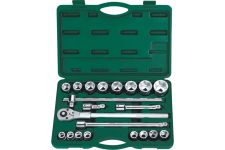 Набор инструментов в кейсе Арсенал 8144640, 21 предмет, с трещоткой, 3/4"