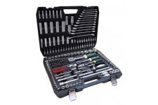 Набор инструментов в кейсе Rock Force RF-38841, 216 предметов, с трещоткой, 1/2", 1/4", 3/8"