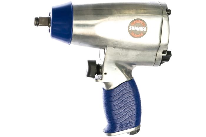 Пневмогайковерт ударный Sumake ST-M1001K, 1/2", с набором головок, легковой, 378 Нм