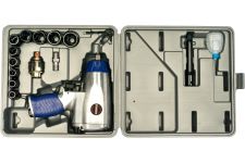 Пневмогайковерт ударный Sumake ST-M1001K, 1/2", с набором головок, легковой, 378 Нм