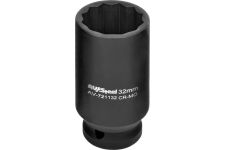 Головка ударная удлиненная AV Steel AV-721132, 12-гр., 1/2", 32мм