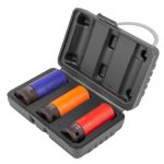 Набор головок ударных тонкостенных Forsage F-4032C в защитном кожухе, 1/2", 17,19,21мм, 3пр.