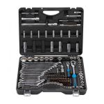 Набор инструментов в кейсе Forsage F-41251-5 PREMIUM, 131 предмет, с трещоткой, 1/2", 1/4"