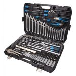 Набор инструментов в кейсе Forsage F-41802-5(New), 180 предметов, с трещоткой, 1/2", 1/4", 3/8"