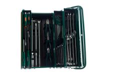 Набор инструментов в ящике Jonnesway C-3DH262, 62 предмета, с трещоткой, 1/2"