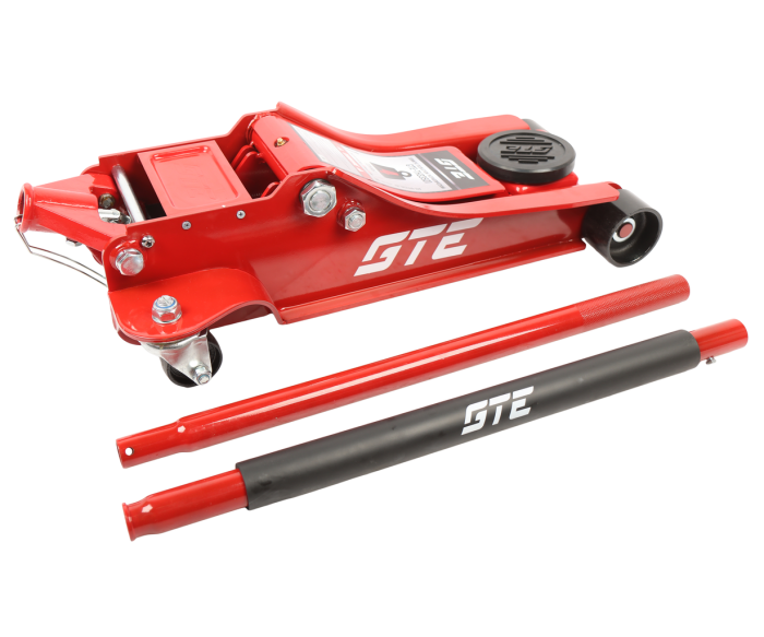 Домкрат гидравлический подкатной 4т GTE GTE-TH33501, 112-505мм, двухпоршневой