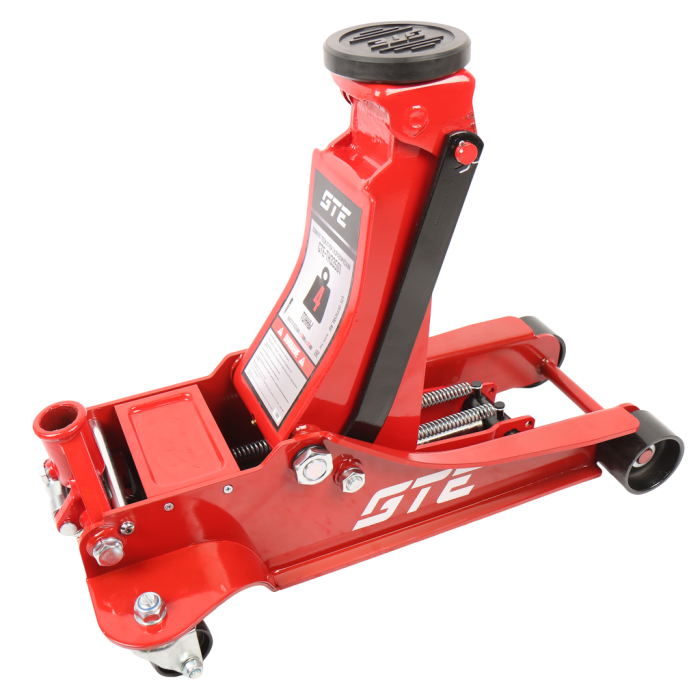 Домкрат гидравлический подкатной 4т GTE GTE-TH33501, 112-505мм, двухпоршневой