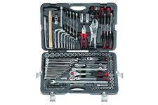 Набор инструментов в кейсе Force 41421R, 142 предмета, с трещоткой, 1/2", 1/4", 3/8"