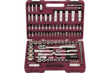 Набор инструментов в кейсе Thorvik UTS0108MP, 108 предметов, с трещоткой, 1/2", 1/4"