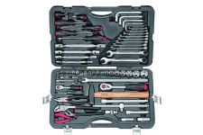 Набор инструментов в кейсе Force 4653-7, 65 предметов, с трещоткой, 1/4", 1/2"