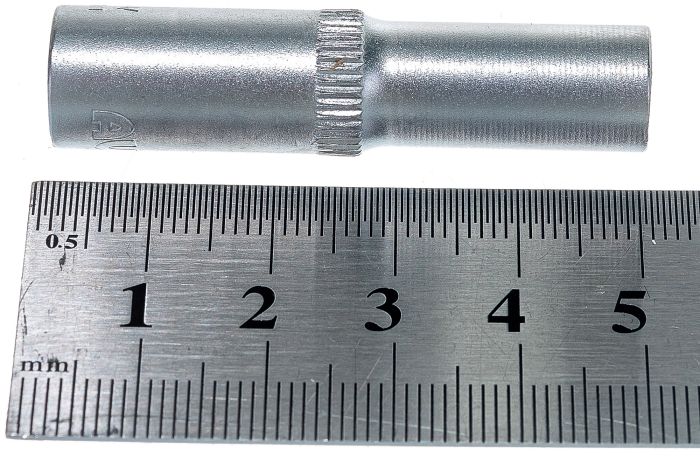 Головка торцевая длинная AV Steel AV-500207, 6-гр., 1/4", 7мм
