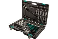 Набор инструментов в кейсе Stels 14115, 216 предметов, с трещоткой, 1/4", 3/8", 1/2"