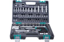 Набор инструментов в кейсе Stels 14106, 94 предмета, с трещоткой, 1/4", 1/2"
