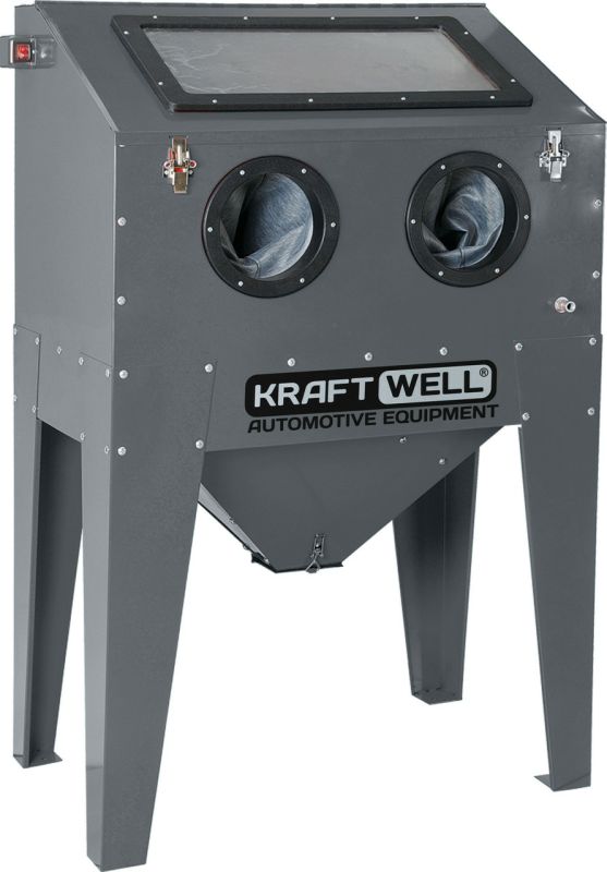 Пескоструйная камера KraftWell KRW-SB220F, напольная, 220 литров