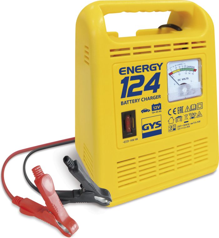 Зарядное устройство с индикатором GYS ENERGY 124, 4,5А, инверторное