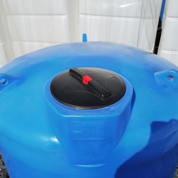 Емкость цилиндрическая вертикальная TOR 5000 л, синяя