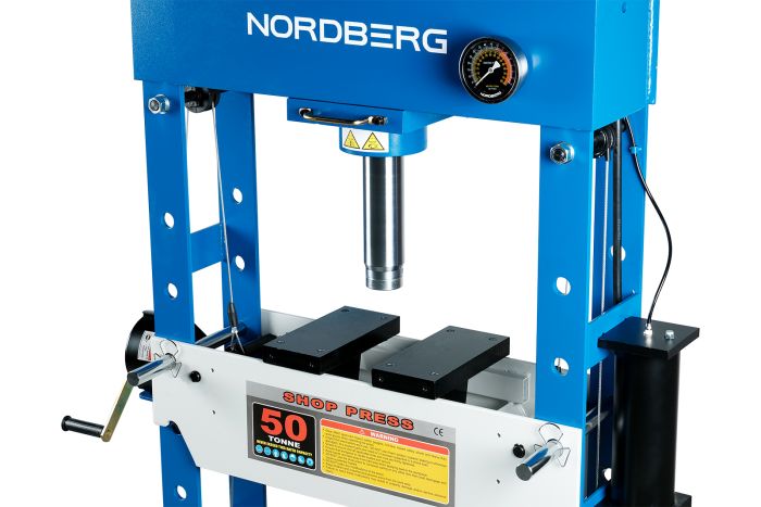 Пресс пневмогидравлический 50 тонн Nordberg N3650A, напольный, гаражный