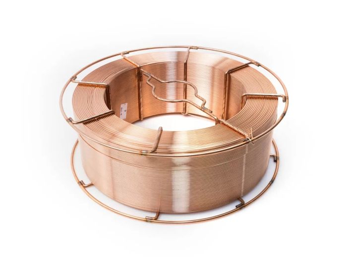 Проволока омедненная КЕДР Св-08Г2С-О Ø 1,6 мм, каркас кат. 18 кг