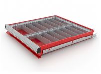 Делители для ящика тумбы комплект Ferrum 15.003, 14 ячеек