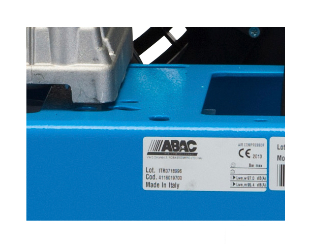 Поршневой компрессор ABAC B4900/200 CT4, ременной привод, масляный, 514 л/мин, 380В