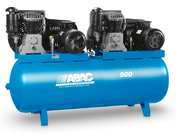 Поршневой компрессор ABAC B7000/500T7,5 TANDEM, ременной привод, масляный, 2056 л/мин, 380В