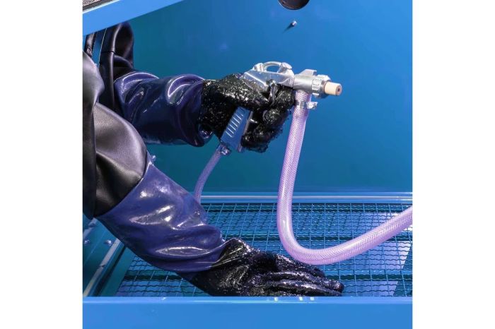 Пескоструйная камера Forsage F-SBC220, напорная, пневматическая