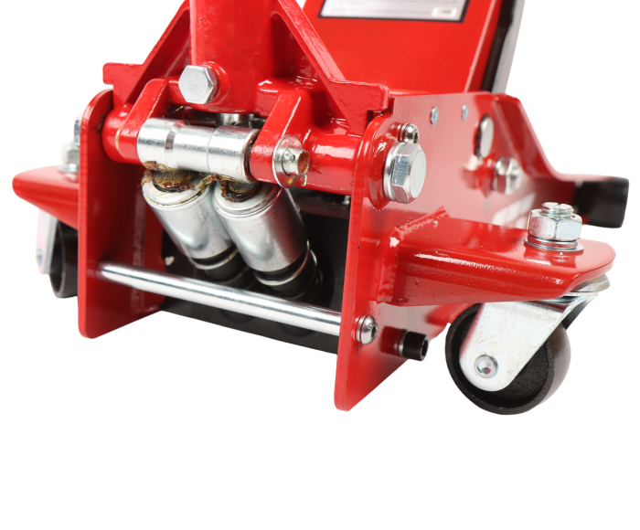 Домкрат гидравлический подкатной 3т GTE GTE-TH33013, 75-505мм, двухпоршневой, низкопрофильный