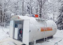 Станция топливозаправочная мобильная Benza Бизнес-Моноблок Р-15, двустенная, однокамерная