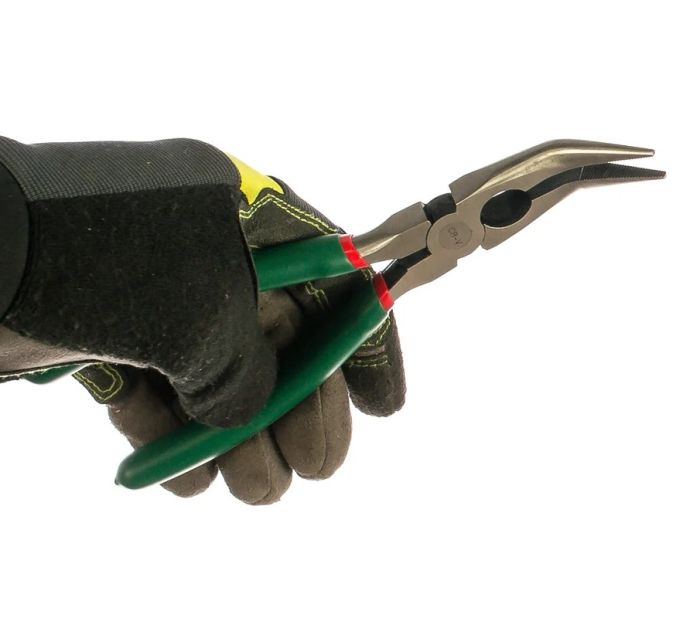 Изогнутые длинногубцы Hans 1836-08, 195мм