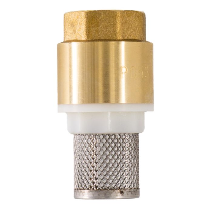 Обратный клапан 1'' с донным сетчатым фильтром