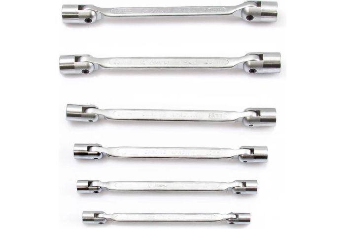 Набор торцевых ключей с шарниром Hans 16406M, 6пр.