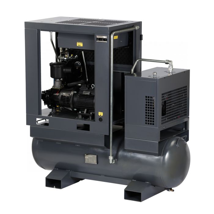 Винтовой компрессор Nordberg NCF15RD, прямой привод, 10 бар, IP23, 1550л/мин, 11кВт, 410л, с ЧП и осушителем