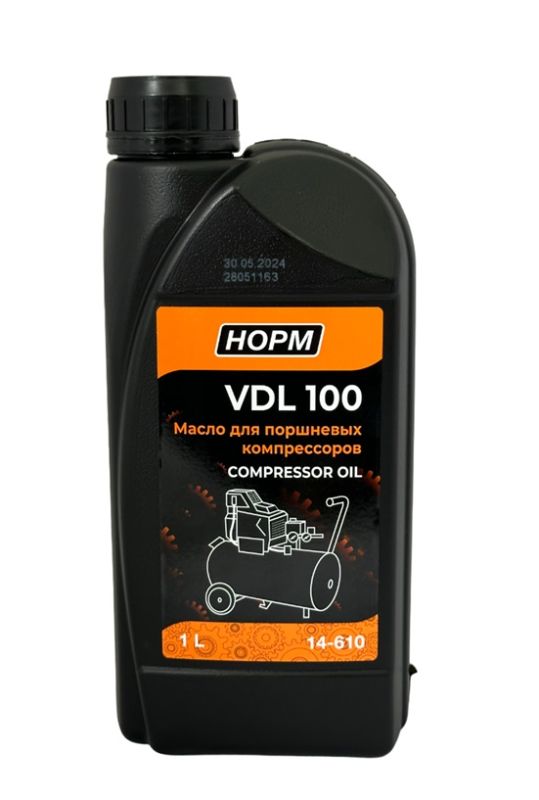 Масло для компрессоров VDL 100 НОРМ 14-610, 1л