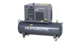 Винтовой компрессор Nordberg NCF7,5R, прямой привод, 10 бар, IP54, 660л/мин, 5,5кВт, 230л