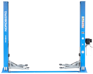 Подъемник двухстоечный автомобильный 4 тонны Nordberg N4120BE-4B_380, электрогидравлический, 380В