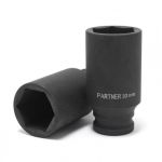 Головка ударная глубокая Partner PA-4458522, 6-гр., 1/2", 22мм