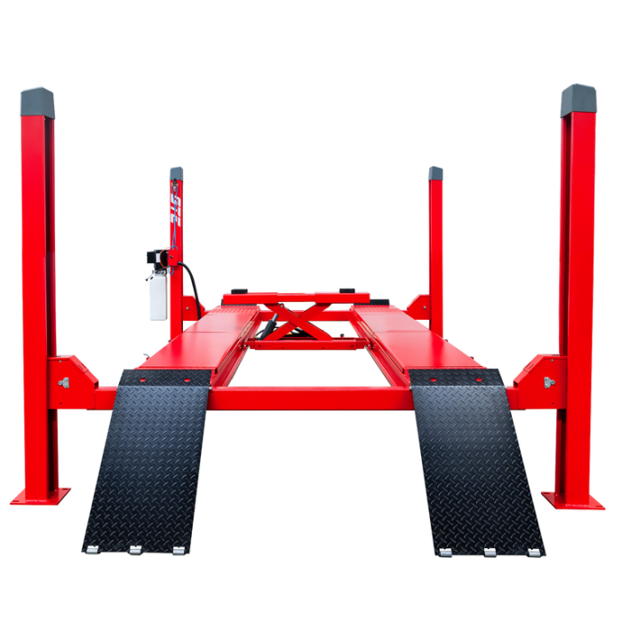 Подъемник четырехстоечный 4 тонны GTE GTE-4300, электрогидравлический, для слесарных работ, 380В