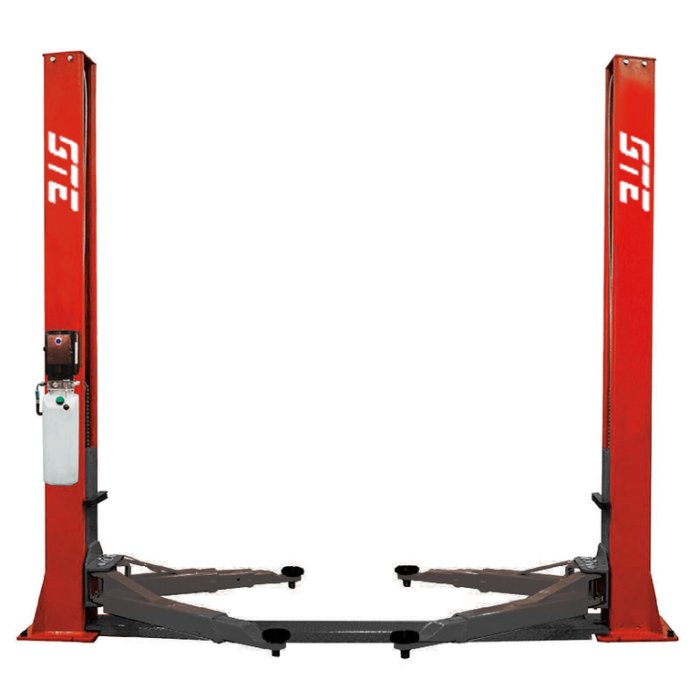 Подъемник двухстоечный автомобильный 4 тонны GTE GTE-H100, электрогидравлический, 380В