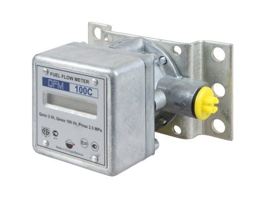 Счетчик дизельного топлива DFM 100C, электронный, расходомер топлива, 1,7 л/мин