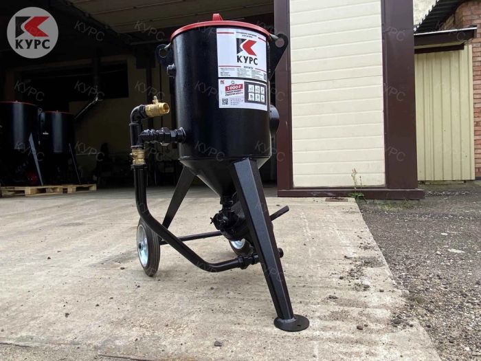 Комплект STANDART на базе пескоструйного аппарата PSТ-25, 25х39мм, рукав 40м, сопло 6,4мм