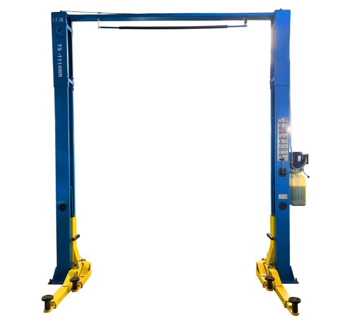Подъемник двухстоечный автомобильный 4 тонны Техносоюз TS-1114MR, электрогидравлический, 220/380В