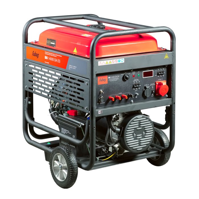 Бензиновый генератор с электростартером Fubag BS 14000 DA ES, с коннектором автоматики, 220/380В, 21А