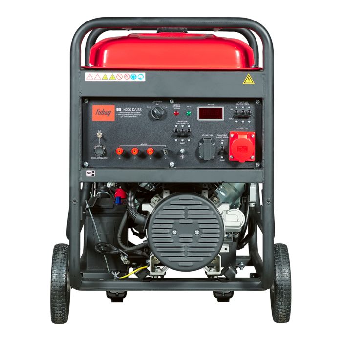 Бензиновый генератор с электростартером Fubag BS 14000 DA ES, с коннектором автоматики, 220/380В, 21А