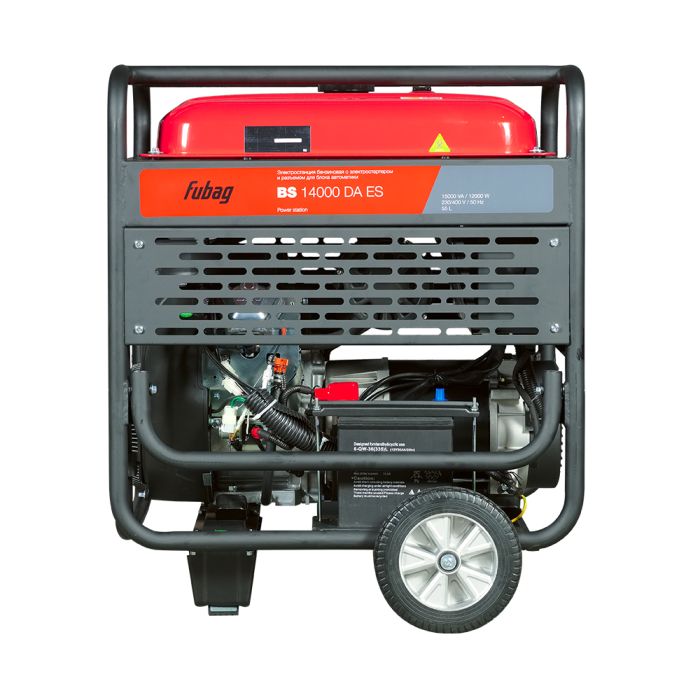 Бензиновый генератор с электростартером Fubag BS 14000 DA ES, с коннектором автоматики, 220/380В, 21А