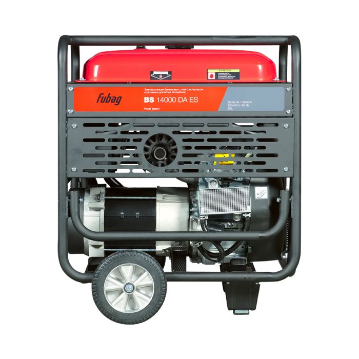 Бензиновый генератор с электростартером Fubag BS 14000 DA ES, с коннектором автоматики, 220/380В, 21А