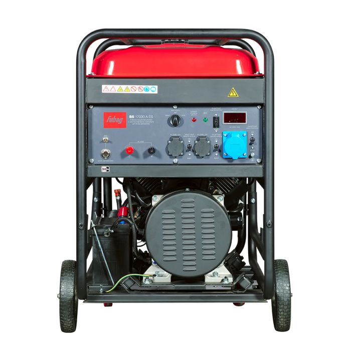 Бензиновый генератор с электростартером Fubag BS 17000 A ES, с коннектором автоматики, 220В, 65,2А