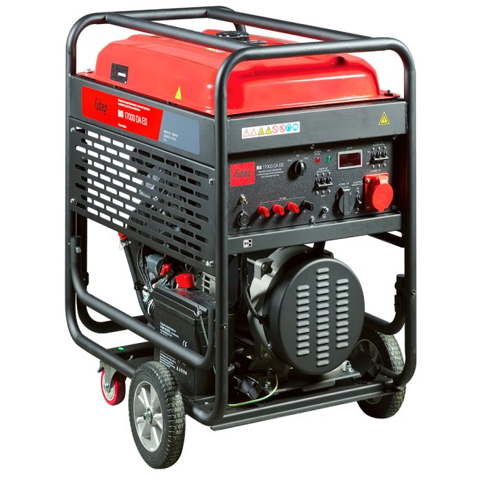 Бензиновый генератор с электростартером Fubag BS 17000 DA ES, с коннектором автоматики, 220/380В, 26,8А