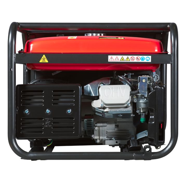 Бензиновый генератор с электростартером Fubag BS 7500 A ES DUPLEX, с коннектором автоматики, 220В, 30,4В